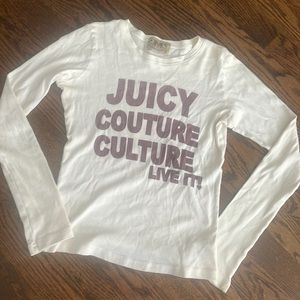 Girls M long sleeve Juicy Couture